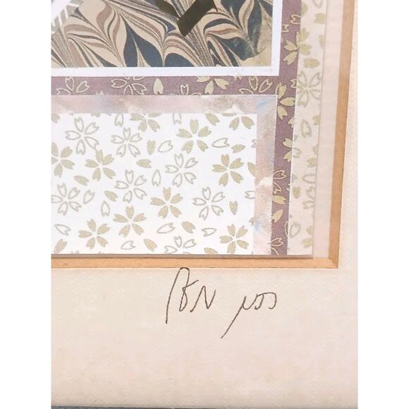 Exotic Star Of David Artist Signed Framed Gold Handpainted Mediterranean Culture - Picture 3 of 16